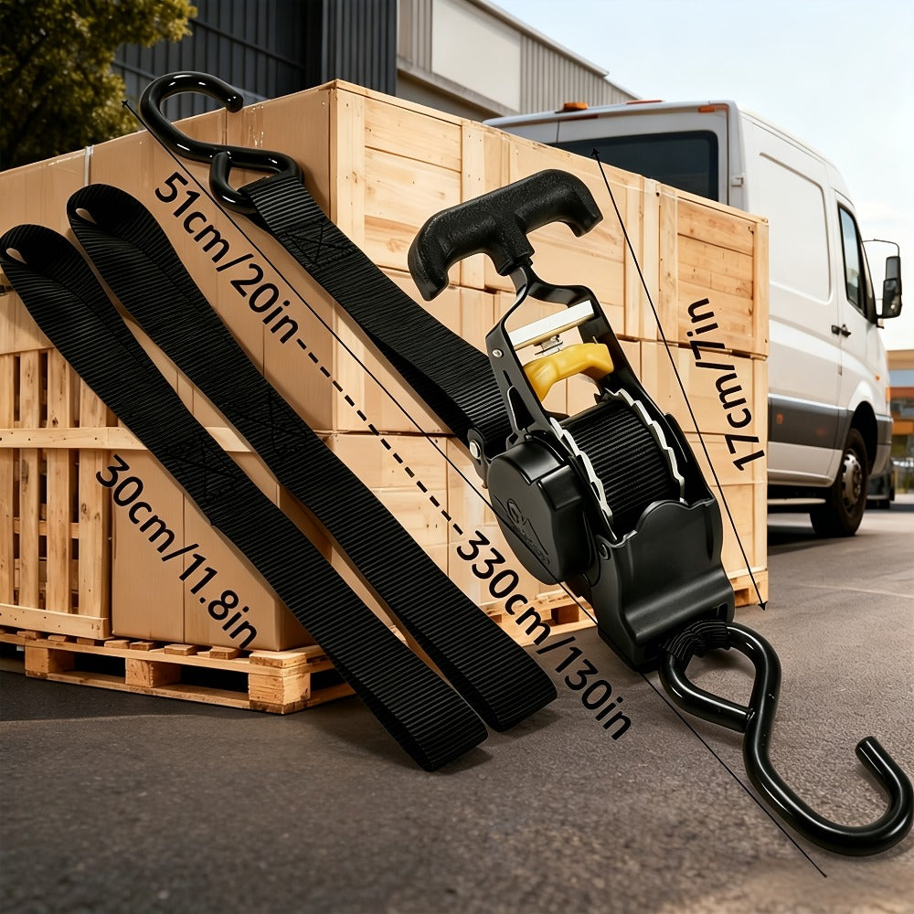 Automatic Retractable Cargo Strap Set detail view 2 for Australian shoppers