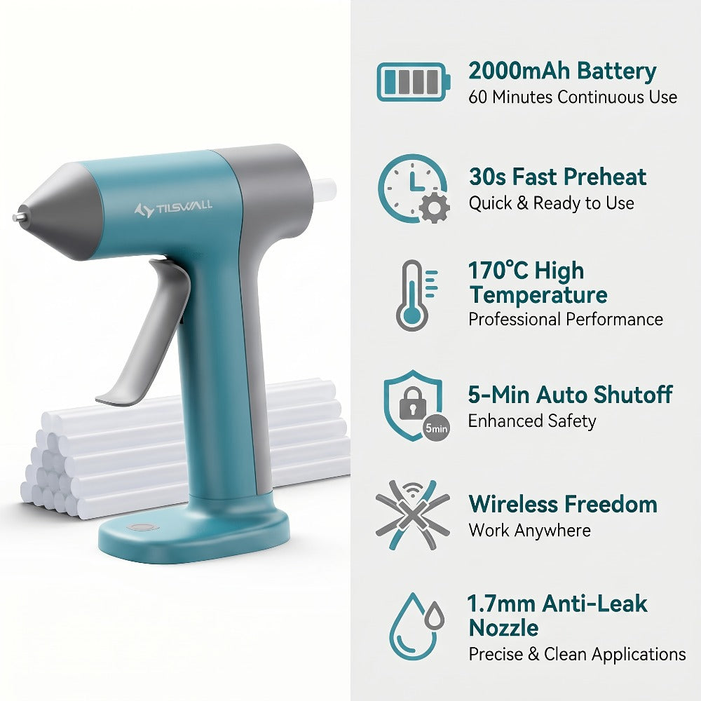 Rechargeable Hot Glue Gun detail view 10 for Australian shoppers