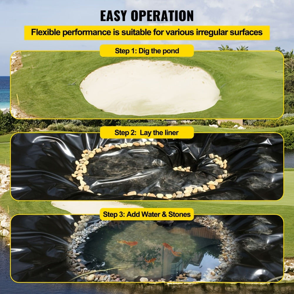 4X4m Garden Pond Liner product detail 7