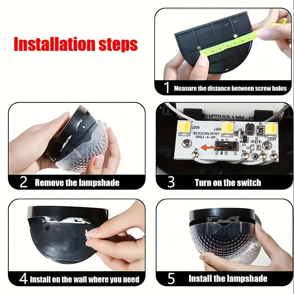 5-Pack Solar Fence Lights product detail 9
