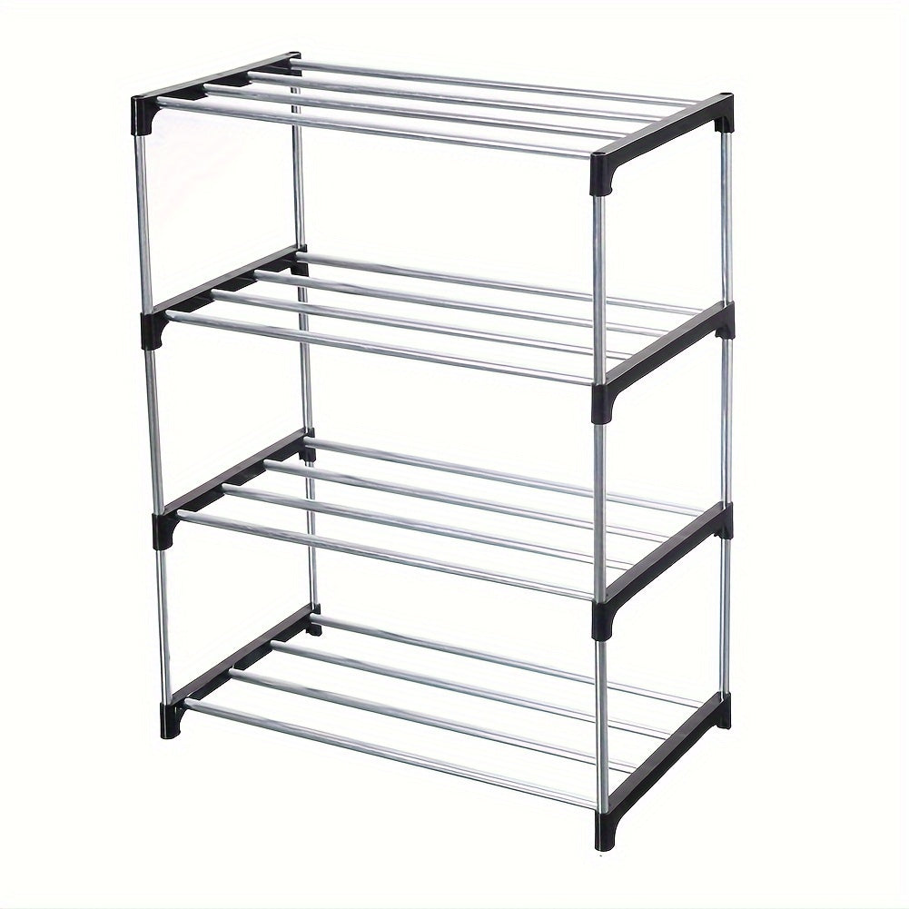 5-Tier Black Stackable Shoe Rack product detail 12