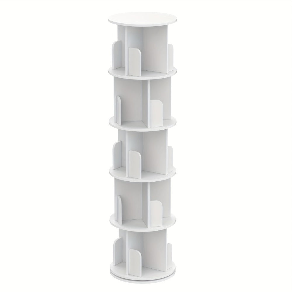 5-Tier Corner Rotating Bookshelf product detail 7