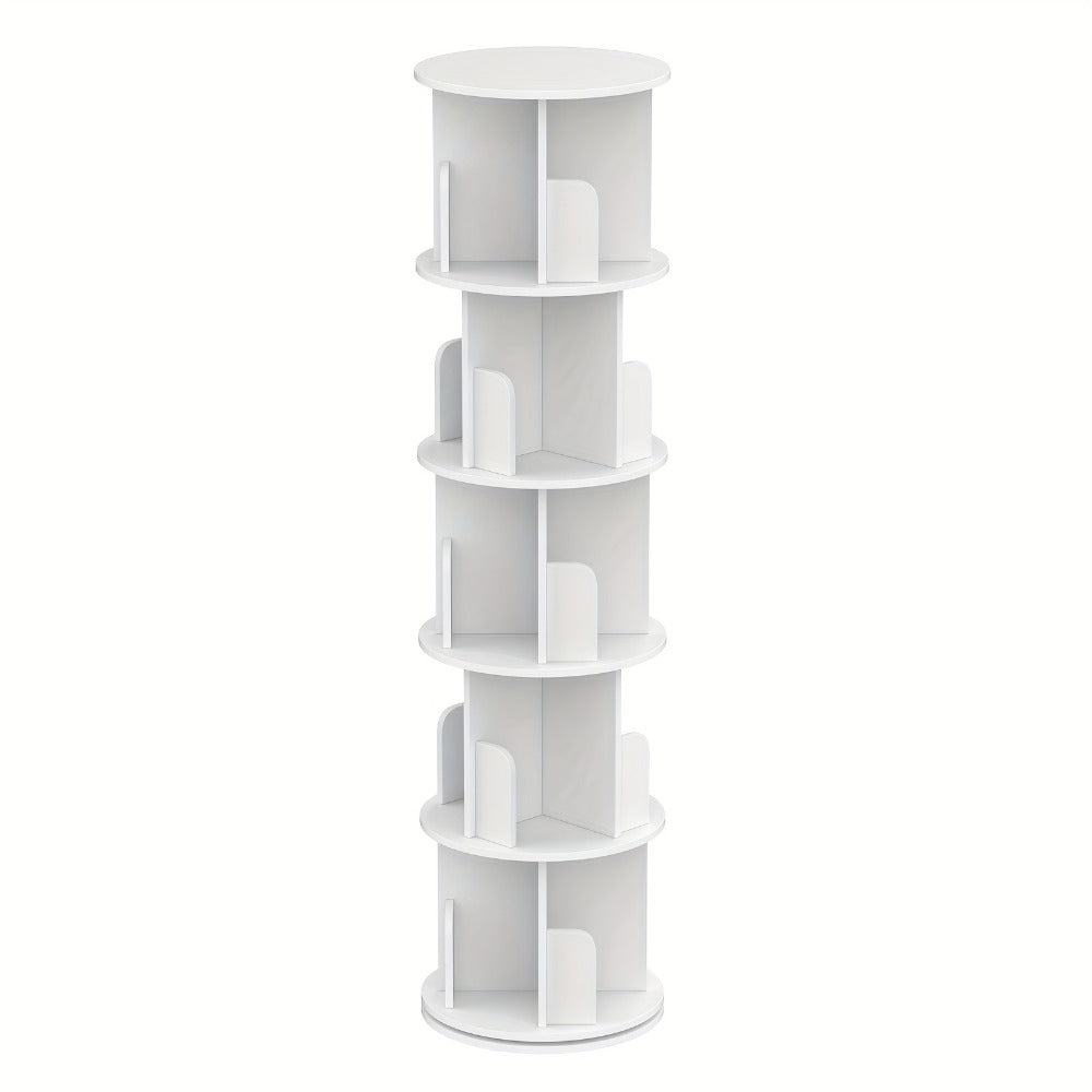 5-Tier Corner Rotating Bookshelf product detail 11