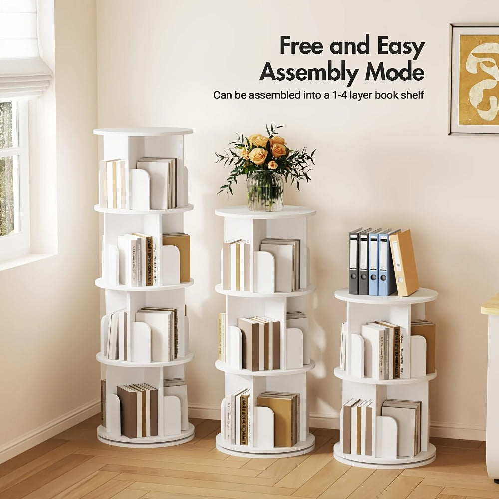 5-Tier Corner Rotating Bookshelf product detail 9