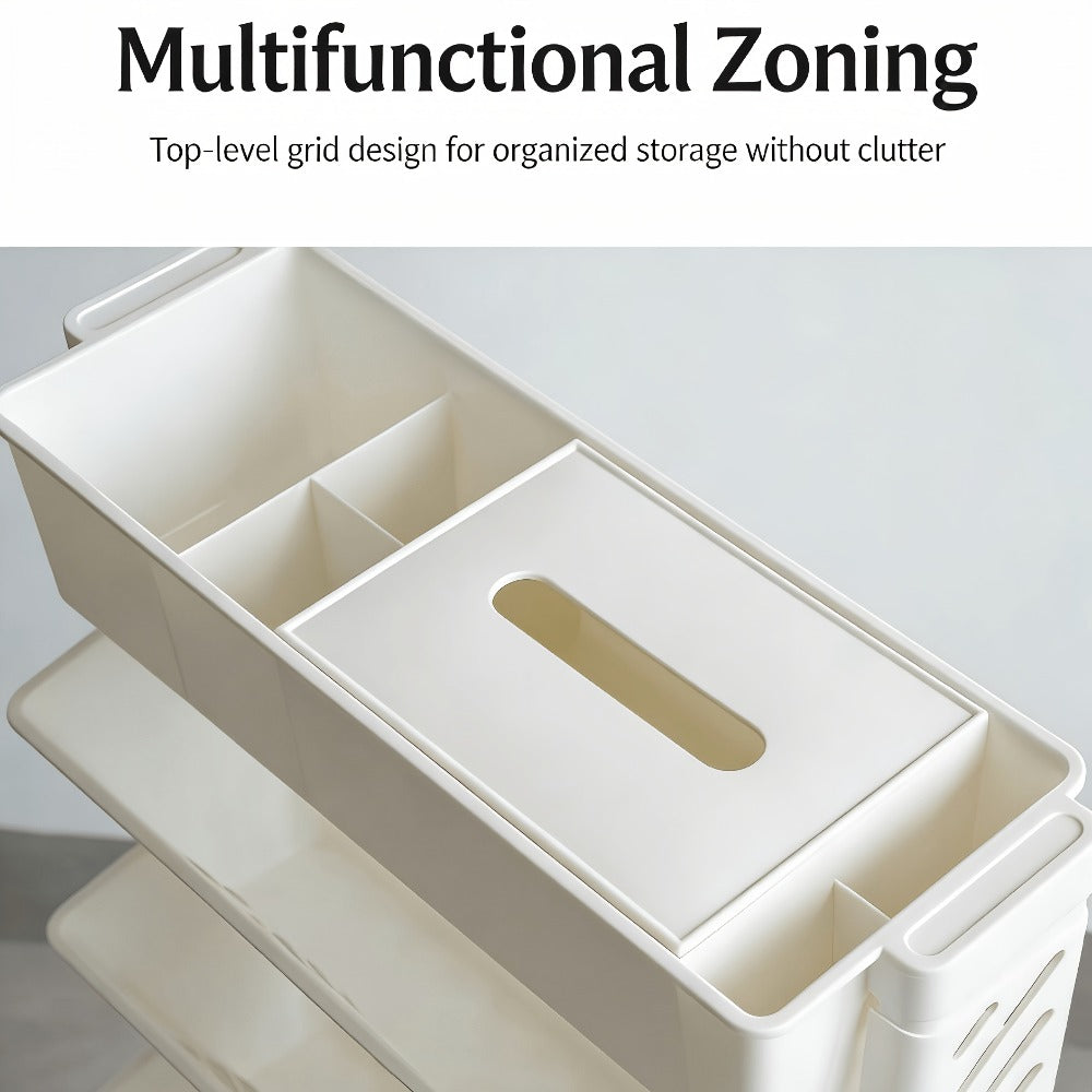 5-Tier Rolling Corner Bookshelf product detail 7