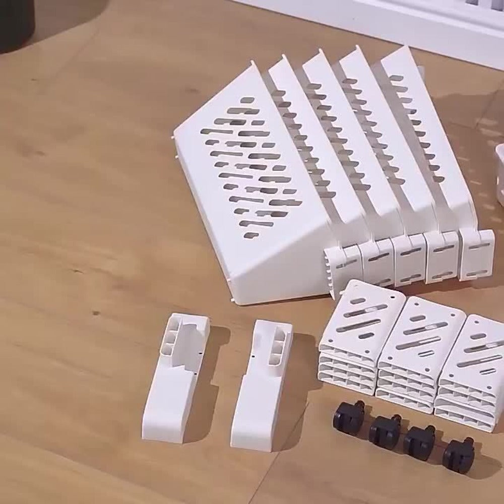 5-Tier Rolling Corner Bookshelf product detail 11