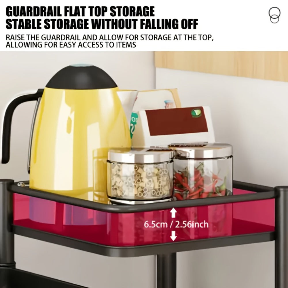 5-Tier Rotating Kitchen Trolley – product detail 11