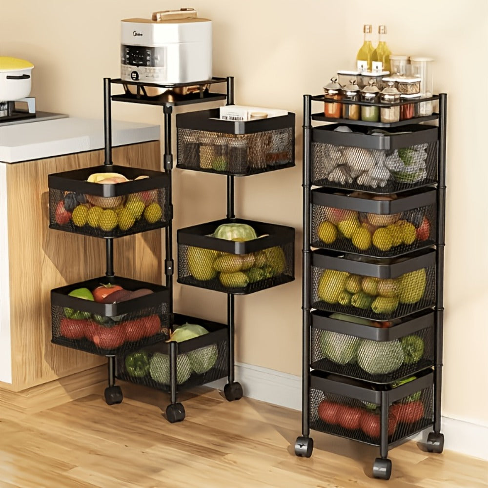 5-Tier Rotating Kitchen Trolley – product detail 16