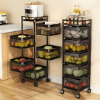5-Tier Rotating Kitchen Trolley – product detail 16