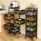 5-Tier Rotating Kitchen Trolley for organised Australian kitchens