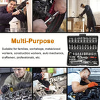 50-Piece Metric Socket Set – 1/4 Inch Drive for Workshop Repairs – additional product view 9
