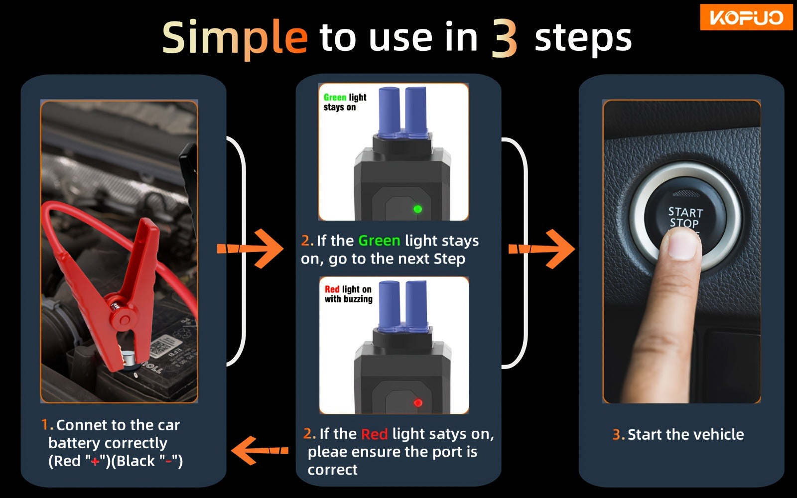 5000A Portable Car Jump Starter product detail 20