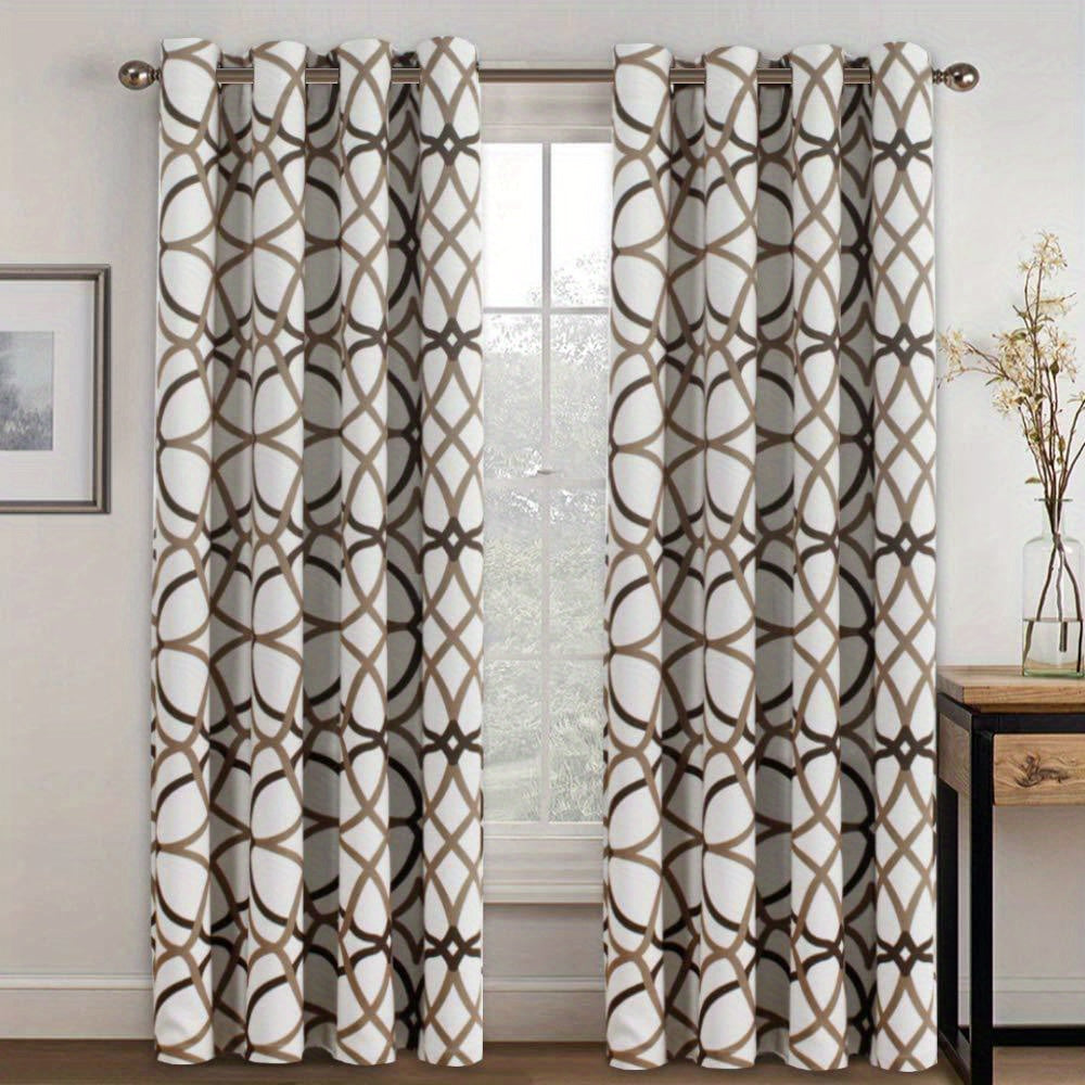 Modern Brown Blackout Curtain Set product detail 41
