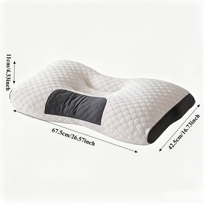 2pcs Gentle Soft Low Pillow - Neck Pillow Suitable for All Four Seasons, Machine Washable, Breathable, Slim And Comfortable - Perfect for Bedding, Living Room And Bedroom, Outdoor Tents, Camping, Hiking
