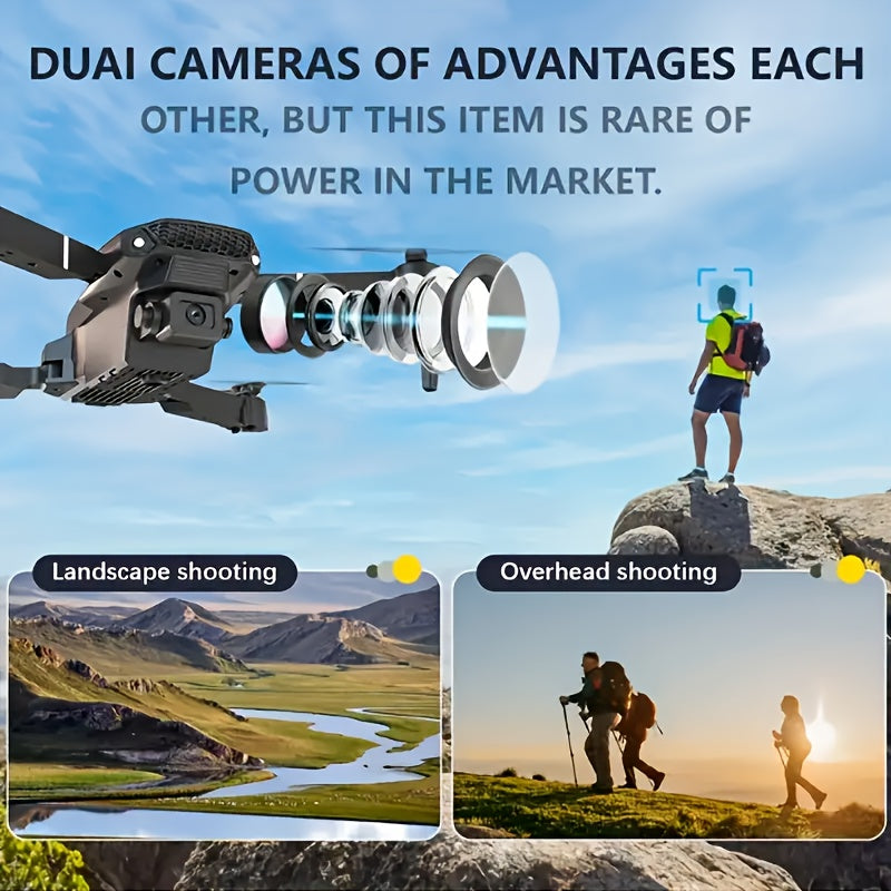 2026 New Drone MAX Enhanced Edition, Featuring a 4K HD Screen Remote, GPS, One-Key Return, Dual Camera Obstacle Avoidance, Brushless Motor, Comes with 2 Batteries, Foldable Arms, User-Friendly for Beginners, Aerial Photography