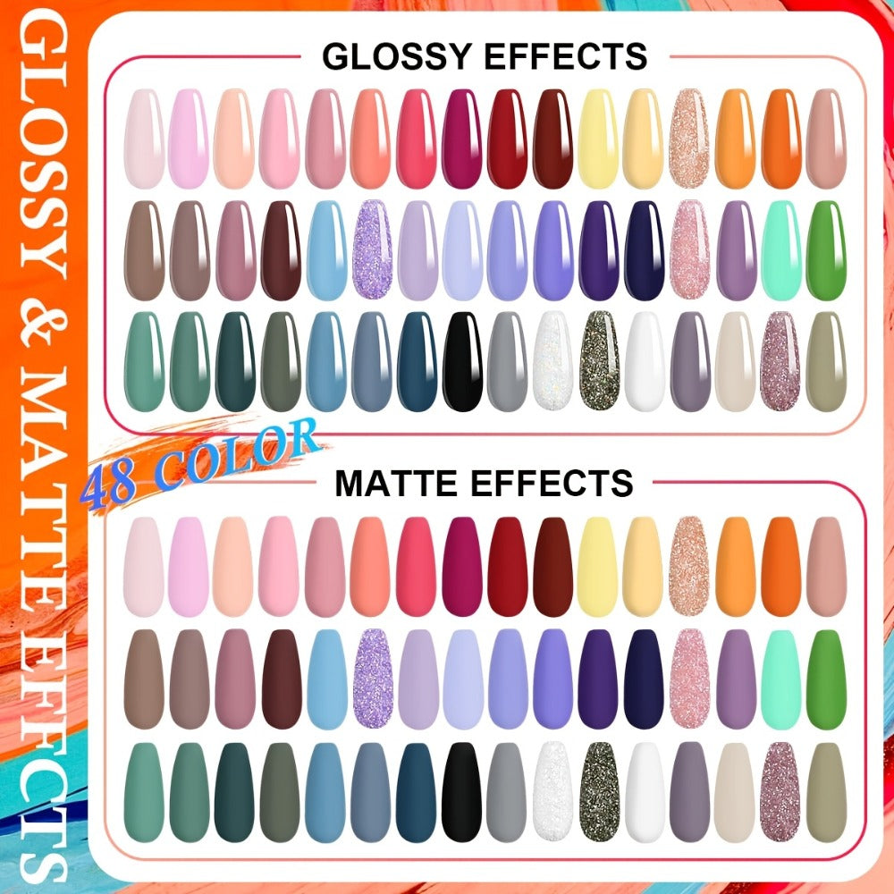 52-Piece Gel Nail Polish Kit - Multiple colour options – additional product view