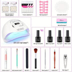52-Piece Gel Nail Polish Kit - Multiple colour options – alternate product view