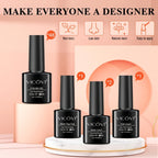 52-Piece Gel Nail Polish Kit - Multiple colour options – product detail angle