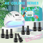 52-Piece Gel Nail Polish Kit - Multiple colour options – design and construction details