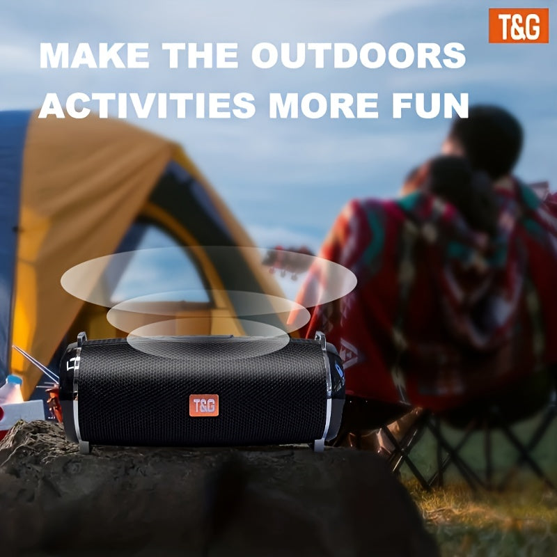 TG192 Is a Powerful Portable Wireless Speaker That Is with an IPX4 Rating. It Features Flashing LED Lights And Can Connect to Mobile Devices, Tablets, And Tvs. It Supports Direct Reading from TF Cards And USB Drives