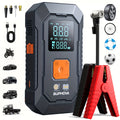 8000A Car Jump Starter with Air Compressor Cordless Tire Inflator, Battery Booster with Power Bank Pack & LED Flashlights, 12V Auto Jumper Box for All Gas Or 10.0L Diesel Vehicles