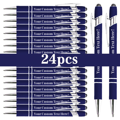 6/12/24pcs Custom Ballpoint Pens | Bulk Customization with Company Name | Party And Wedding | Office, School, Journaling And Art Multi-Use | Back to School | Mother's Day Gift | Teacher's Day Gift