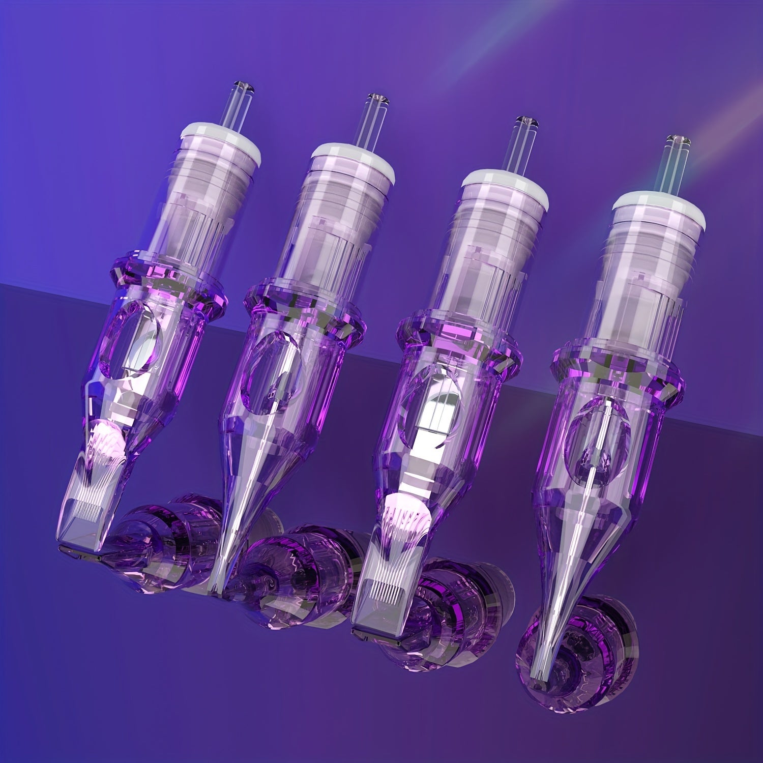 20pcs/50pcs Mix Disposable Purple Tattoo Cartridges Needle Rm/ Rl/ M1/ Rs Needle Diameter 0.35Mm Tattoo Needle For Tattoo Machine