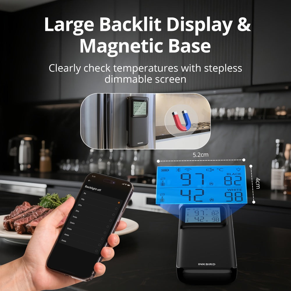 5G Wi-Fi Wireless Meat Thermometer detail view 14 for Australian shoppers