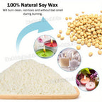 5kg Natural Soy Wax for Candle Making - container candles, tea lights – product detail angle