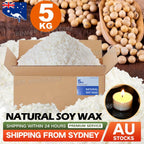 5kg Natural Soy Wax for Candle Making - container candles, tea lights – main product view