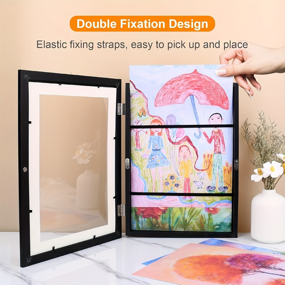 5pcs A4 Picture Frame Set - home and office wall display – alternate design view