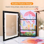 5pcs A4 Picture Frame Set - home and office wall display – alternate design view