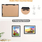 5pcs A4 Picture Frame Set - home and office wall display – product detail angle