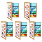 5pcs A4 Picture Frame Set - home and office wall display – main product view