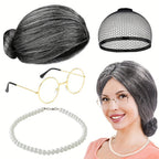 Grandma Cosplay Costume Set detail view 7 for Australian shoppers