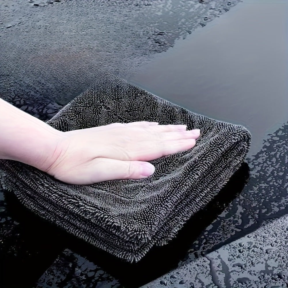 5pcs Microfibre Cleaning Cloth Set - kitchen, bathroom and car – main product view