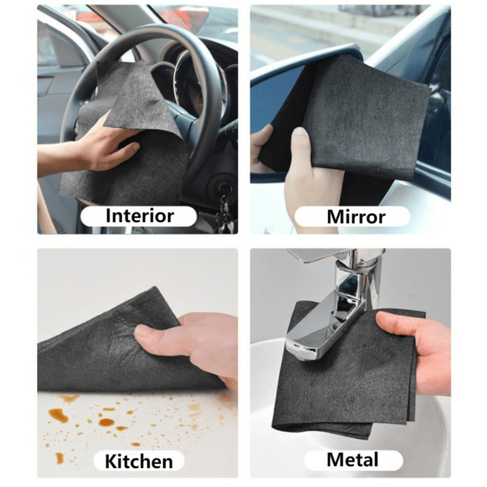 Streak-Free Glass Cleaning Cloth Set detail view 5 for Australian shoppers