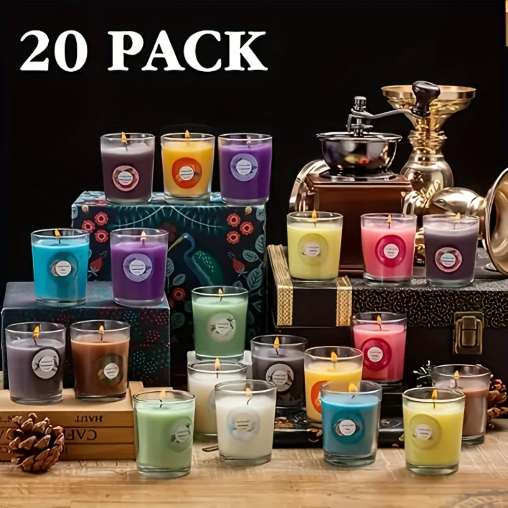 Glass Scented Candle Set main product view for Australian shoppers