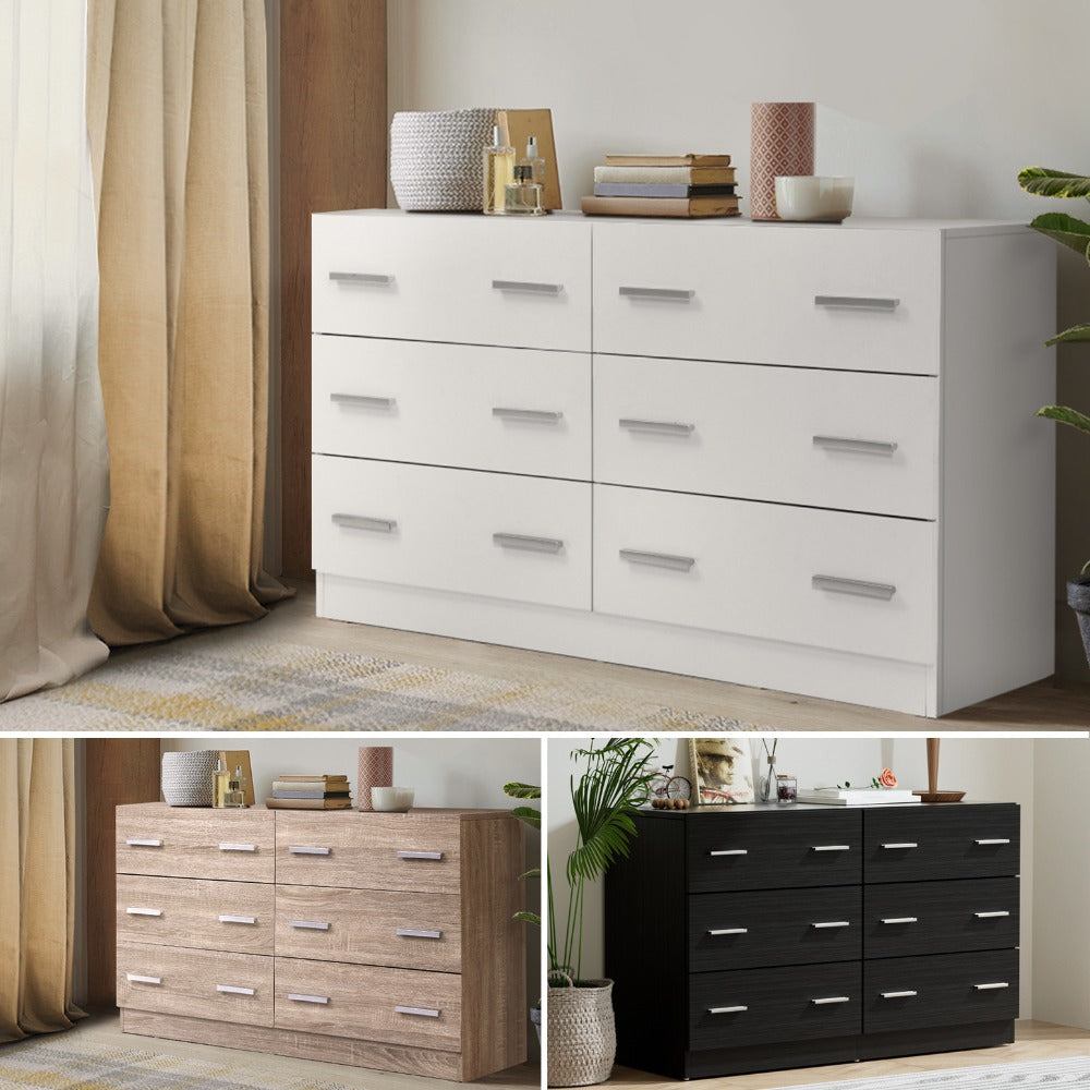 6-Drawer Tallboy Storage Cabinet – Space-Saving Home Organiser – additional product view 11