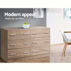 6-Drawer Tallboy Storage Cabinet – Space-Saving Home Organiser – additional product view 9