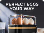 6-Egg Electric Cooker with Auto Shut-Off - breakfast and meal – additional product view 13