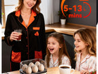 6-Egg Electric Cooker with Auto Shut-Off - breakfast and meal – additional product view 15
