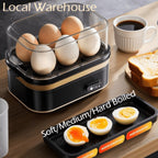 6-Egg Electric Cooker with Auto Shut-Off - breakfast and meal – main product view