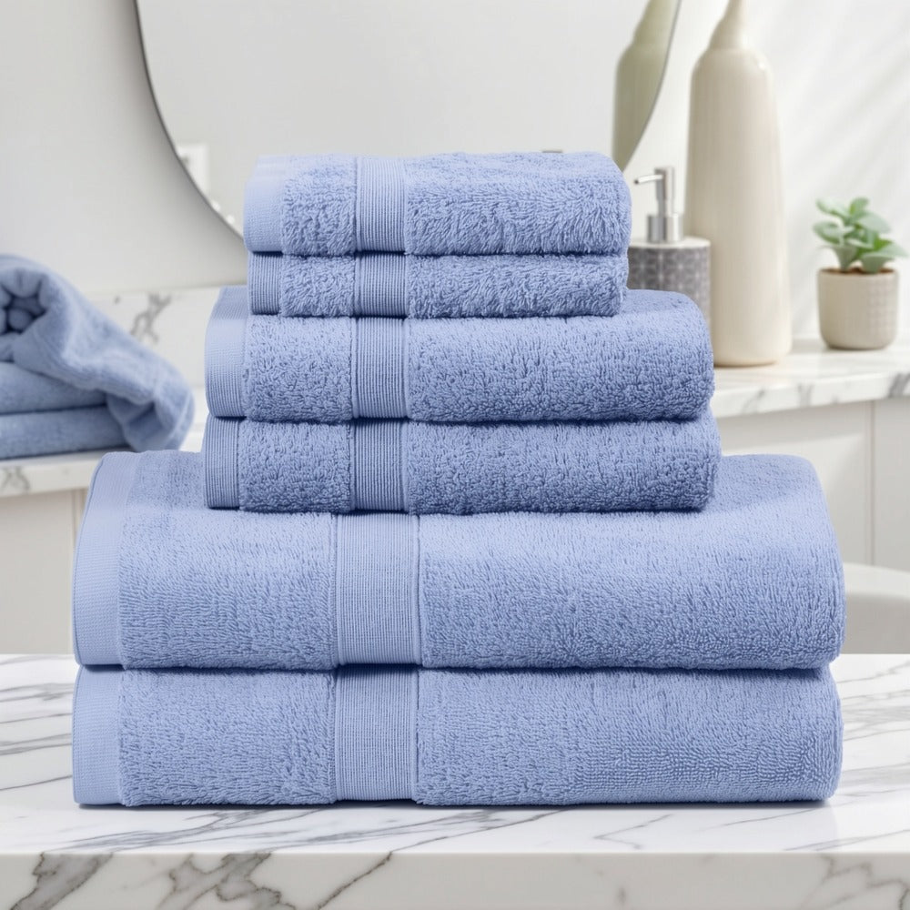6-Piece Cotton Bath Towel Set product detail 10
