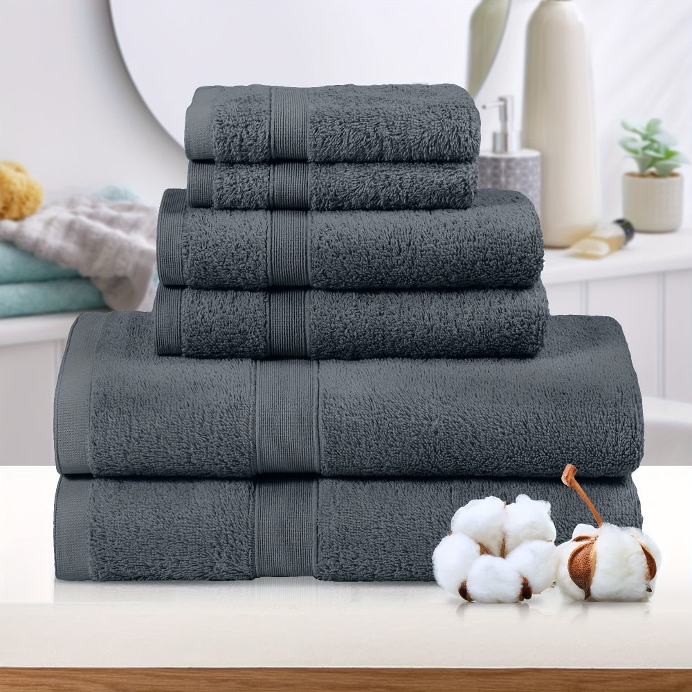 6-Piece Cotton Bath Towel Set product detail 22
