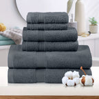 6-Piece Cotton Bath Towel Set product detail 22