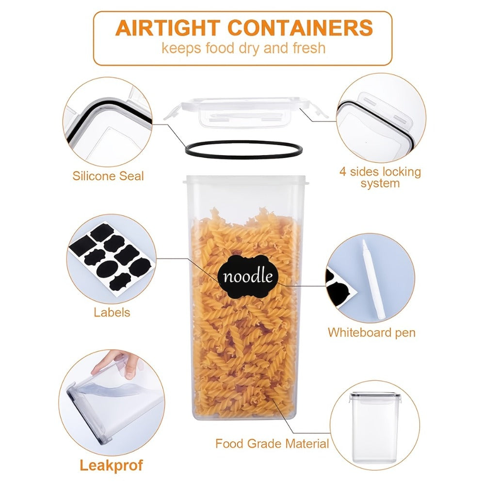 6-Piece Plastic Food Storage Container Set product detail 8