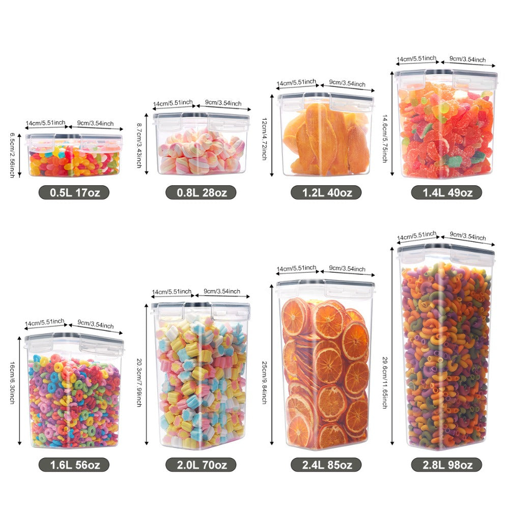 6-Piece Plastic Food Storage Container Set product detail 4