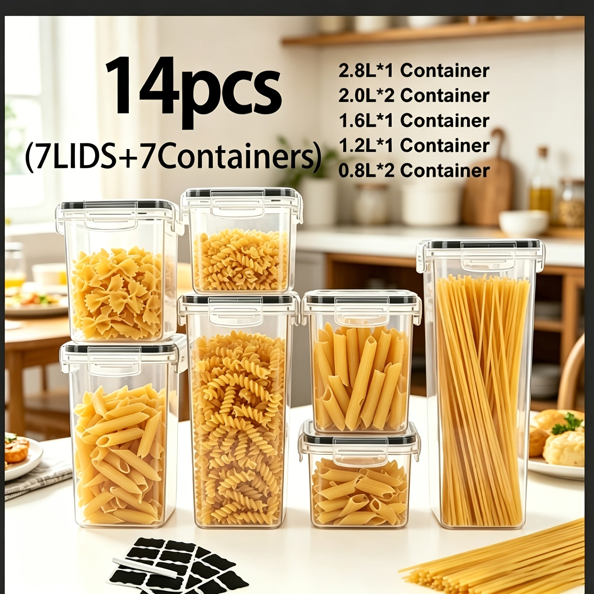6-Piece Plastic Food Storage Container Set product detail 20