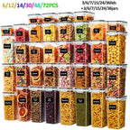 6-Piece Plastic Food Storage Container Set product detail 9